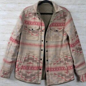 Faherty Bondi Reversible Jacket Southwestern M